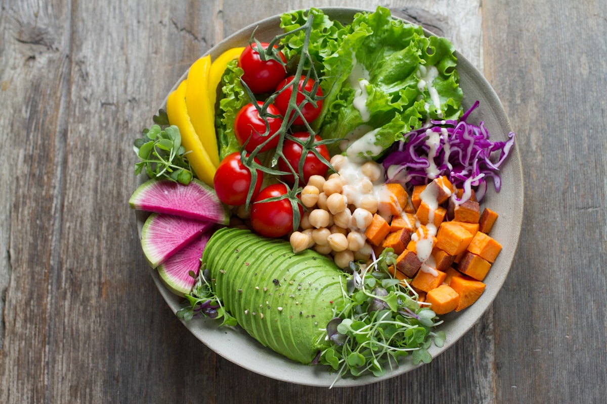 Comidas balanceadas saludables